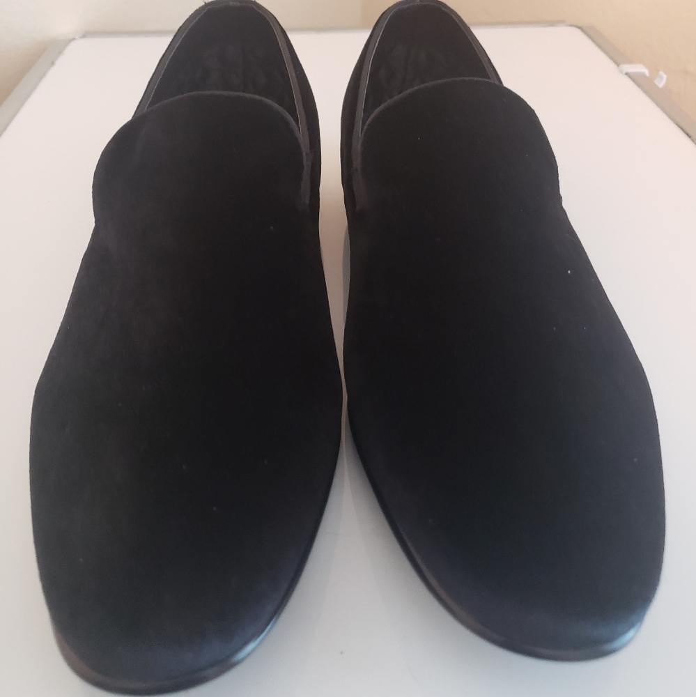 Steve Madden Mens LAIGHT BLACK VELVET Shoes size 9 used